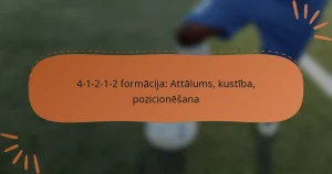 4-1-2-1-2 formācija: Attālums, kustība, pozicionēšana